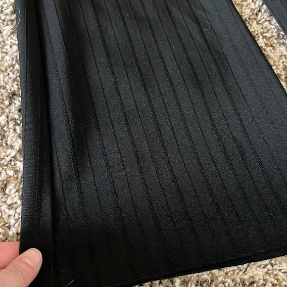 Black Striped Work Pants - Picture 3 of 3